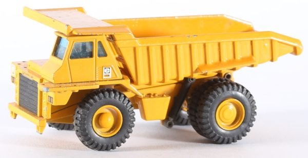 kallistoys auctions auktionen-antique vintage toys-antik historisch spielzeug-joal-spain-diecast-dump truck-muldenkipper-caterpillar-773 b-scale 1 to 70-223-2a