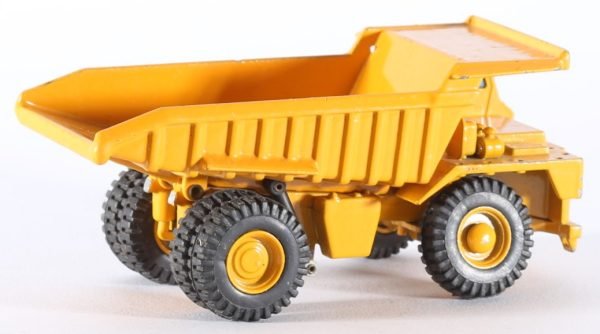 kallistoys auctions auktionen-antique vintage toys-antik historisch spielzeug-joal-spain-diecast-dump truck-muldenkipper-caterpillar-773 b-scale 1 to 70-223-2f