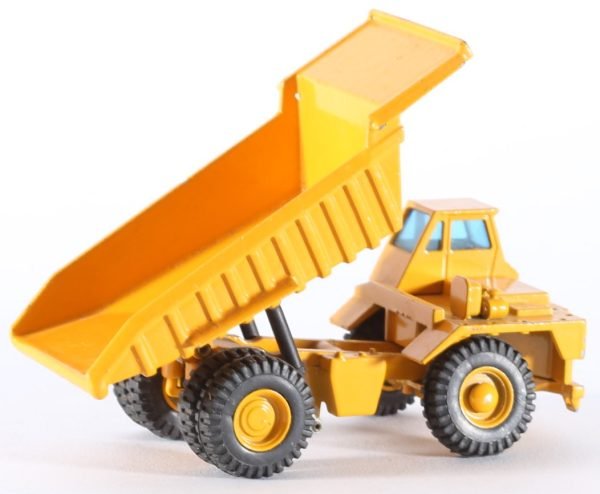 kallistoys auctions auktionen-antique vintage toys-antik historisch spielzeug-joal-spain-diecast-dump truck-muldenkipper-caterpillar-773 b-scale 1 to 70-223-2h