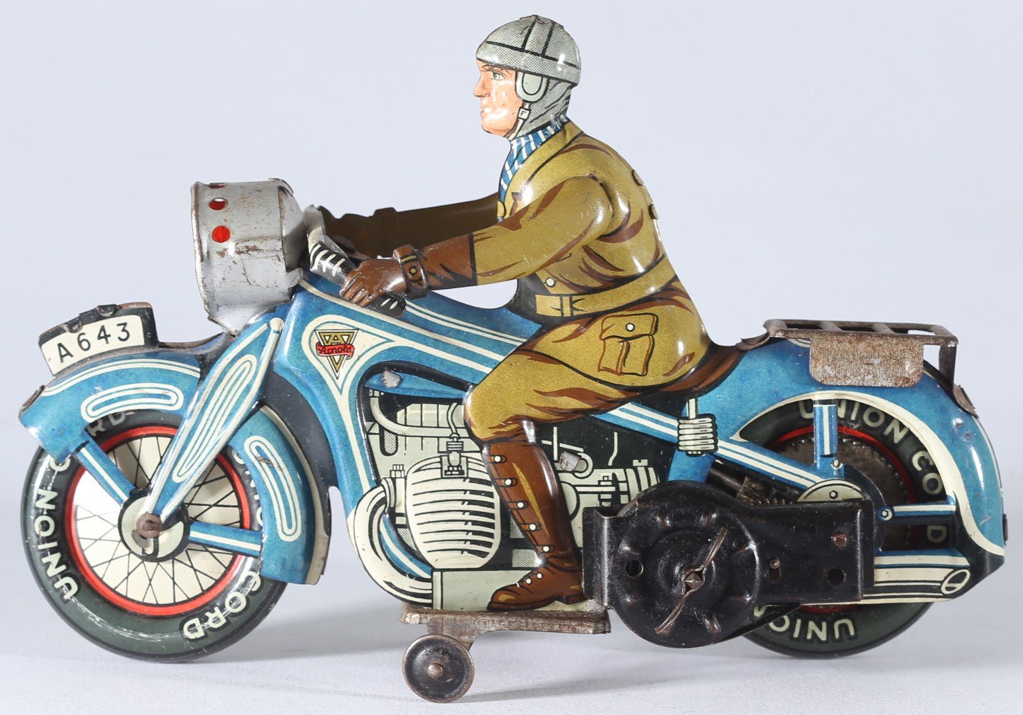 kallistoys auctions auktionen-antique vintage toys-antik historisch spielzeug-arnold-germany-tinplate-blech-motorcycle-motorrad-blue-blau-1c kallistoys-auctions-auktionen-antique-vintage-toys-antik-historisch-spielzeug-arnold-germany-tinplate-blech-motorcycle-motorrad-blue-blau-1c