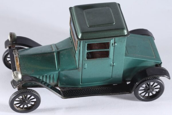 kallistoys-auctions-auktionen-antique-vintage-toys-antik-historisch-spielzeug-bandai-japan-tinplate-friction-car-packard-oldtimer-1913-greenmetallic-758-1b