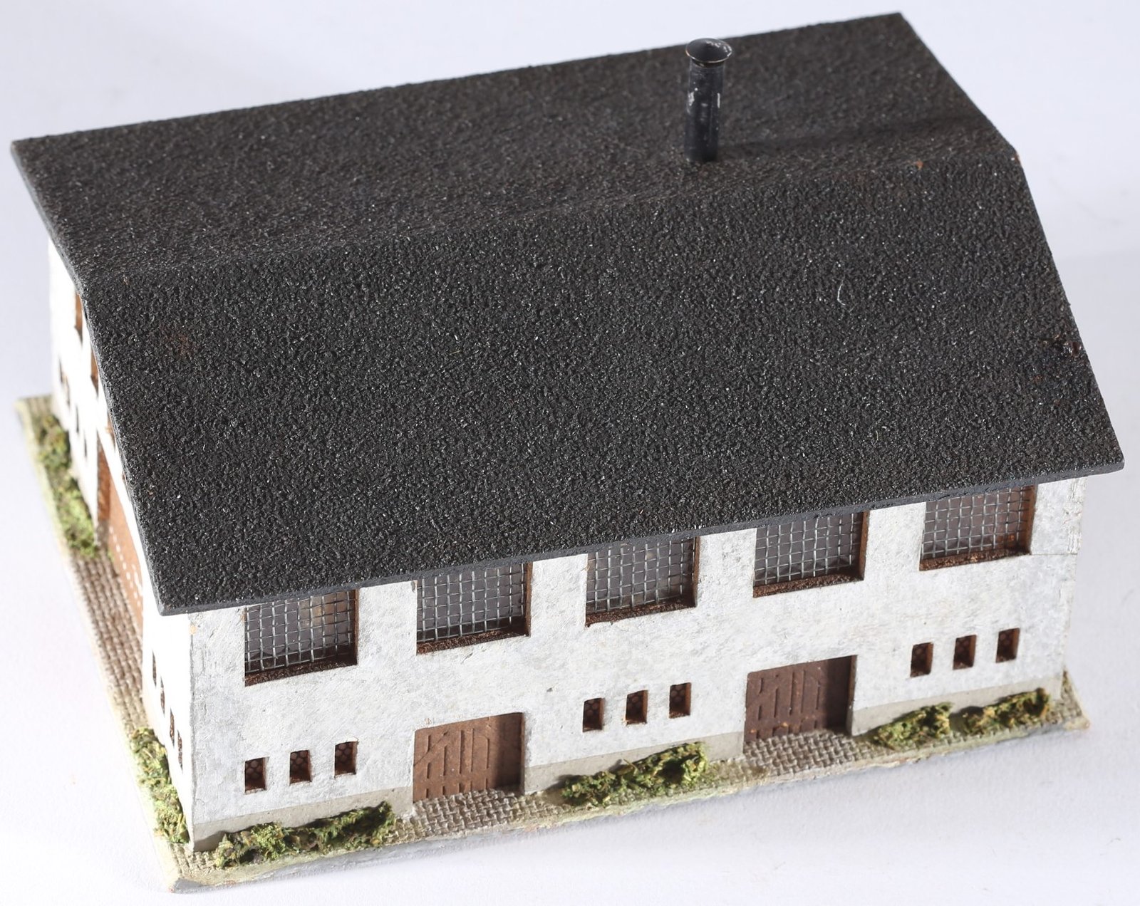 kallistoys-auctions-auktionen-antique-vintage-toys-antik-historisch-spielzeug-creglinger-modell-spielwaren-germany-wood-house-holzhaus-fabrikhalle-moderne-form-447-1b