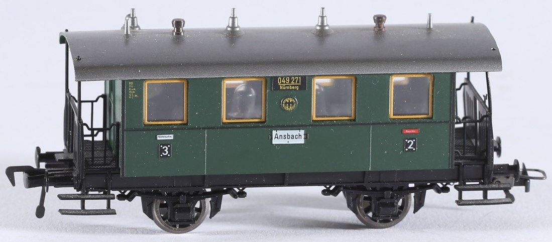 Fleischmann 814504 814505 ドイツ鉄道二等車 2両セット - 鉄道模型