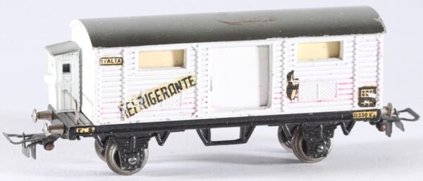 kallistoys-auctions-auktionen-antique-vintage-toys-antik-historisch-spielzeug-giocattoli-conti-italy-train-eisenbahn-refrigerator-car-kuhlwagen-carro-refrigerante-1e
