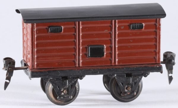 kallistoys-auctions-auktionen-antique-vintage-toys-antik-historisch-spielzeug-marklin-germany-train-eisenbahn-goods-car-guterwagen-ohne-tur-1967-rotbraun-1f