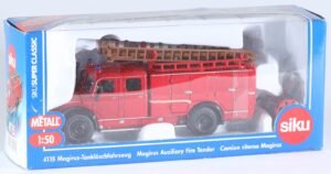 Vintage SIKU diecast truck scale 1/50 Magirus tank fire engine #4115