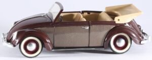 Vintage SOLIDO diecast car scale 1/17 Volkswagen Beetle convertible #