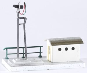 Vintage CONTI (Co.Mo.Ge.) H0 gauge signal with house #