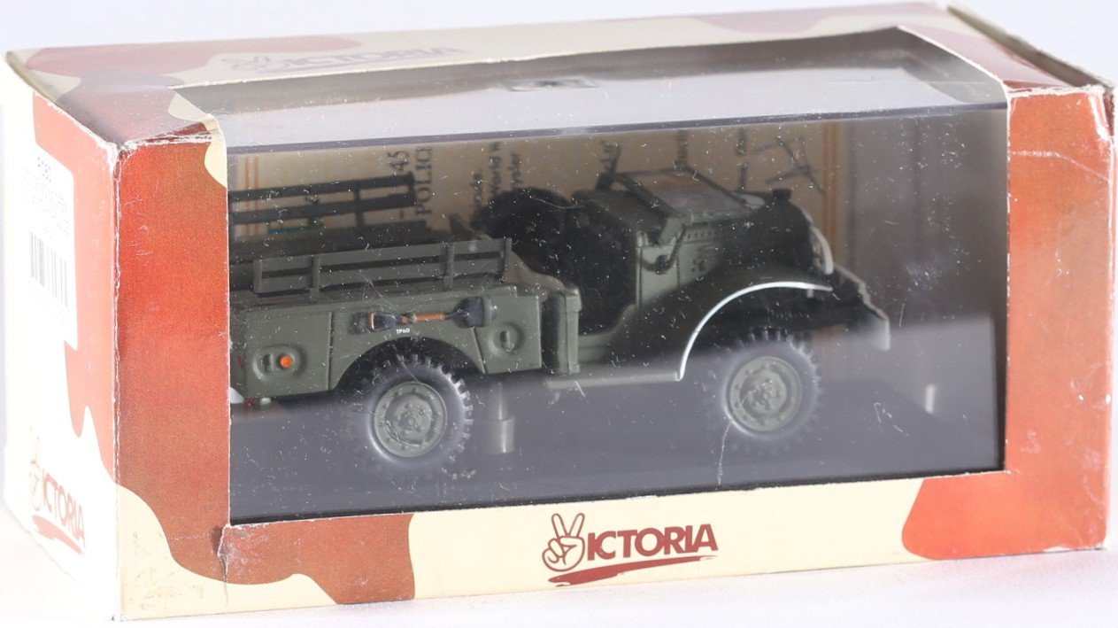 Vintage VITESSE Victoria scale 1/43 military truck Dodge WC 52 open US  Military Police 1945 #R080 – KallisToys – Vintage Toy Platform