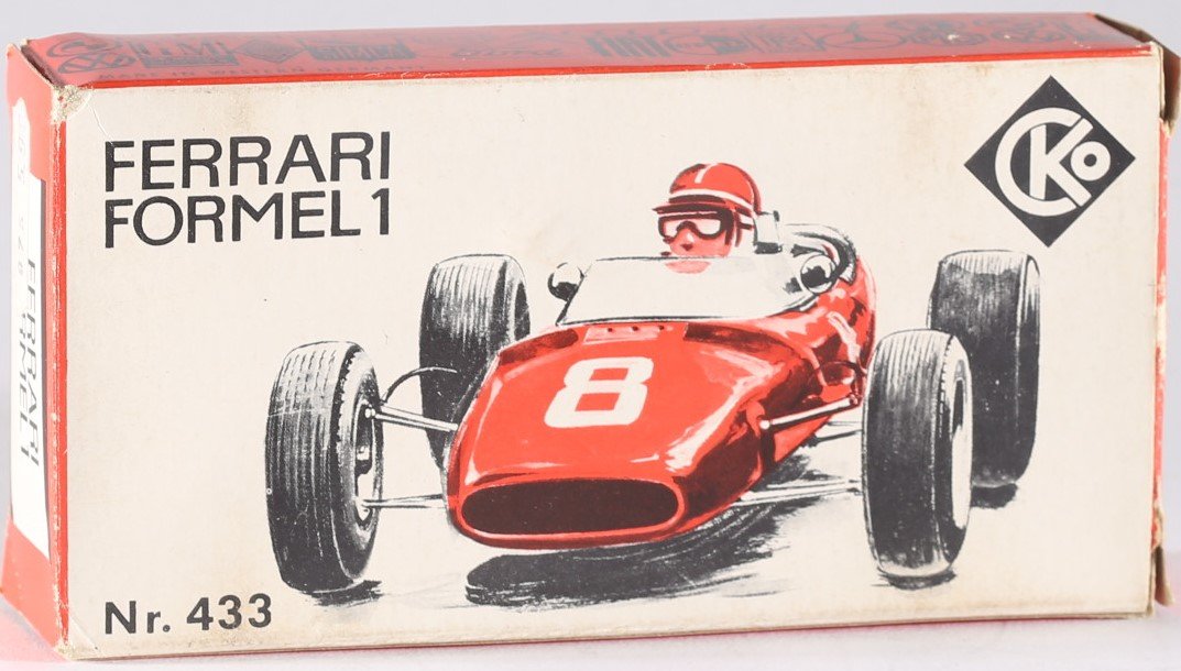 kallistoys-auctions-auktionen-antique-vintage-toys-antik-historisch-spielzeug-cko-kellermann-germany-tinplate-blech-race-car-rennwagen-formula-1-formel-1-ferrari-433-rot-1i