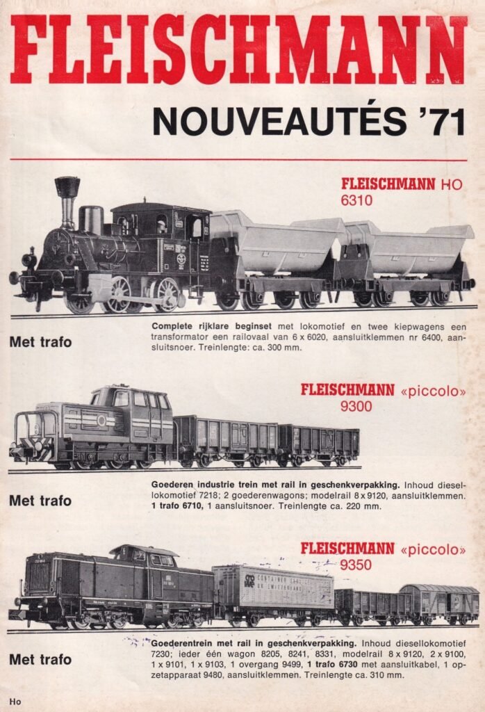 Fleischmann news 1971 Dutch version