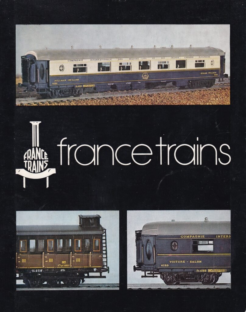 France Trains catalogue 1975 French version