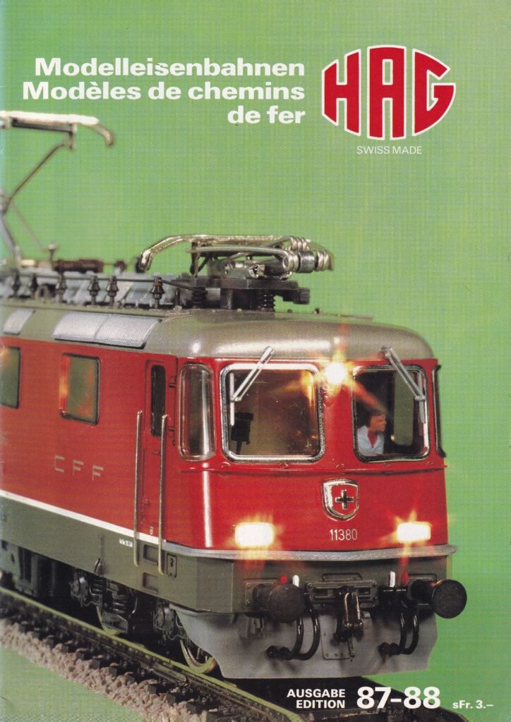 HAG catalogue 1987 / 1988 international version