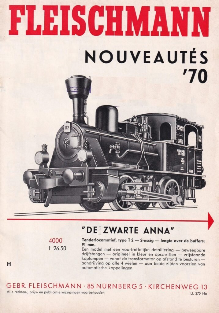 Fleischmann news 1970 Dutch version