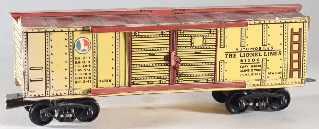 kallistoys-auctions-auktionen-antique-vintage-toys-antik-historisch-spielzeug-lionel-usa-gauge-0-trains-eisenbahn-paper-box-car-1a