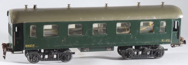 blz-france-spur-0-tinplate-blech-train-eisenbahn-passenger-coach-personenwagen-1-klasse-sncf-2e