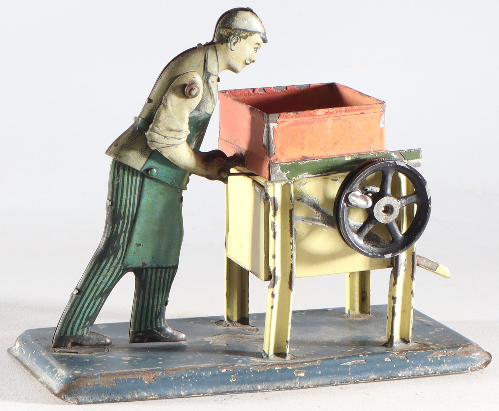 kallistoys-auctions-auktionen-antique-vintage-toys-antik-historisch-spielzeug-bing-germany-tinplate-blech-drive-model-antriebsmodell-sand-sieve-sandsieber-1a