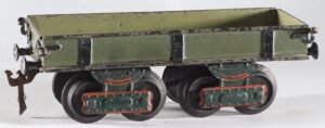 Antique toy Märklin pre 1914 lowboard wagon gauge 1 #1818