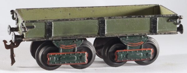 marklin-germany-spur-1-tinplate-blech-train-eisenbahn-lowboard-goods-car-niederbordwagen-1818-2a