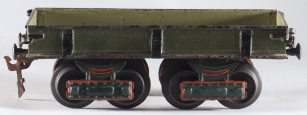 marklin-germany-spur-1-tinplate-blech-train-eisenbahn-lowboard-goods-car-niederbordwagen-1818-2c