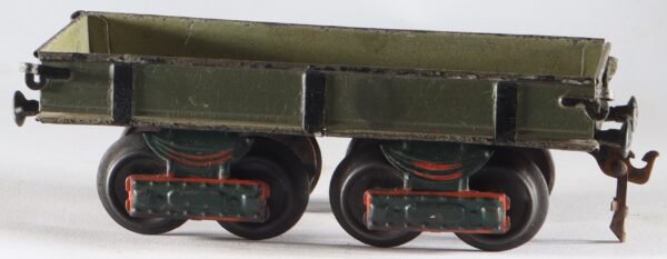 marklin-germany-spur-1-tinplate-blech-train-eisenbahn-lowboard-goods-car-niederbordwagen-1818-2e